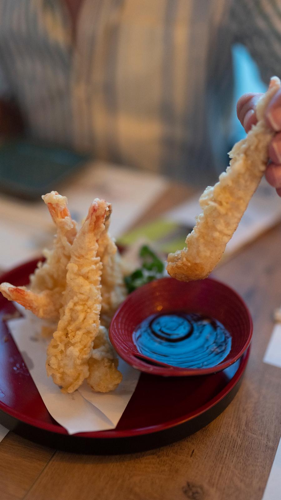 Fried shrimp at Kamakura