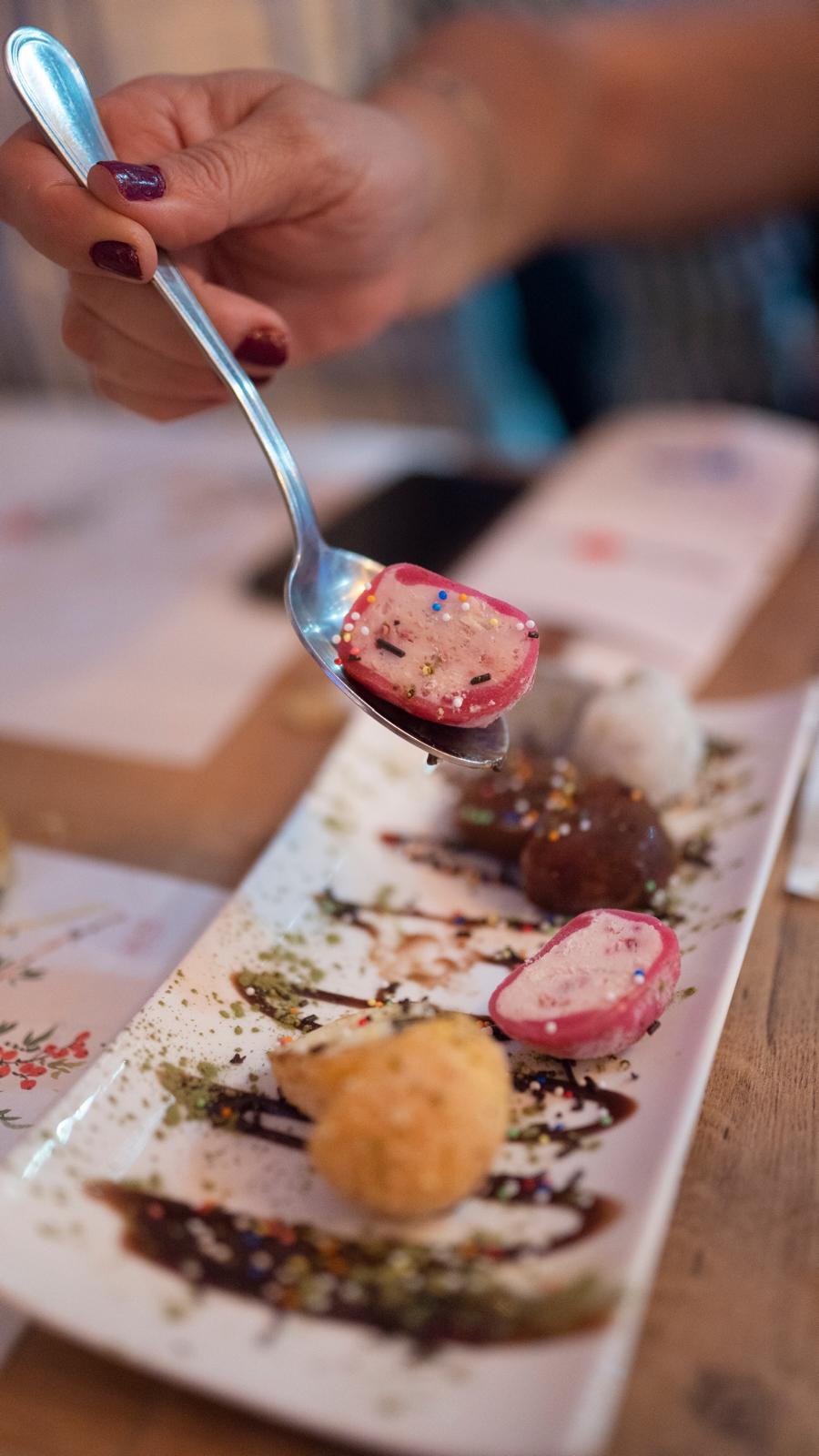 Mochi dessert at Kamakura